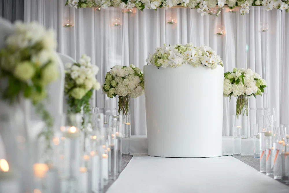 Indoor wedding