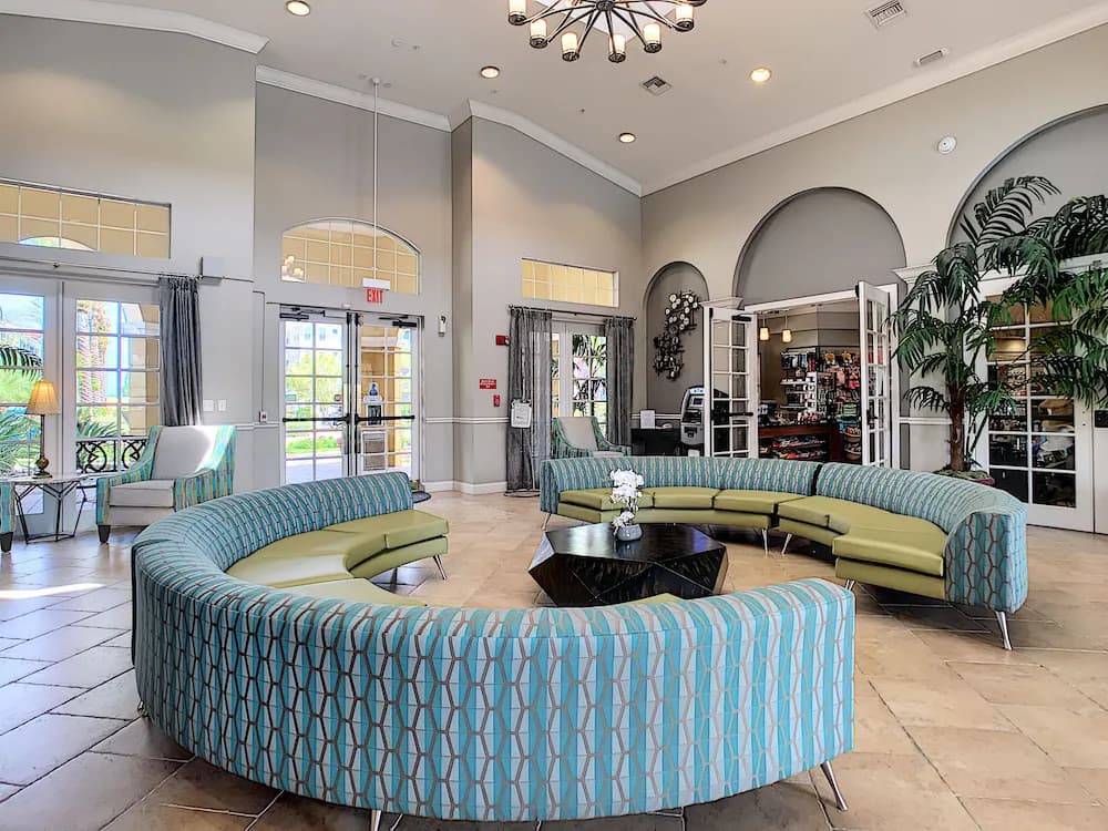 Lobby sitting area