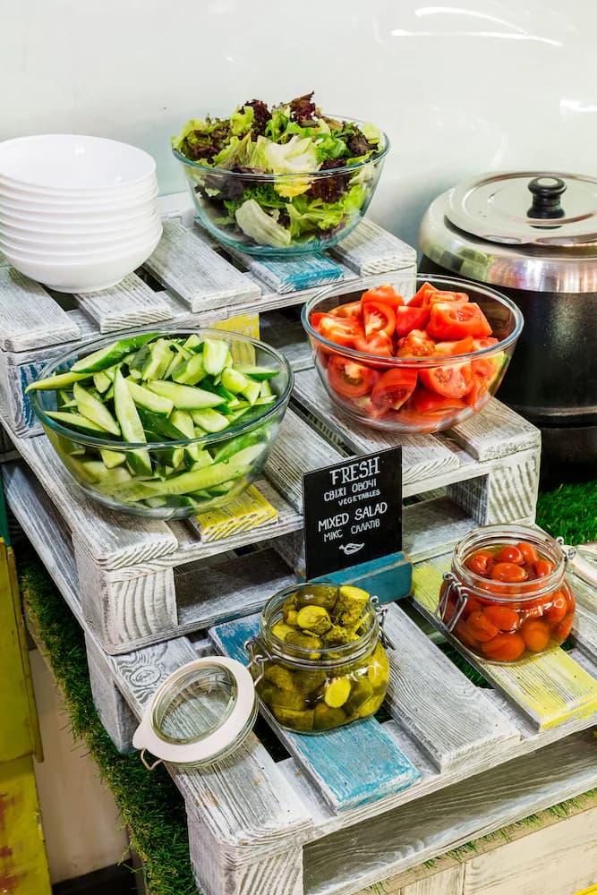 Breakfast buffet