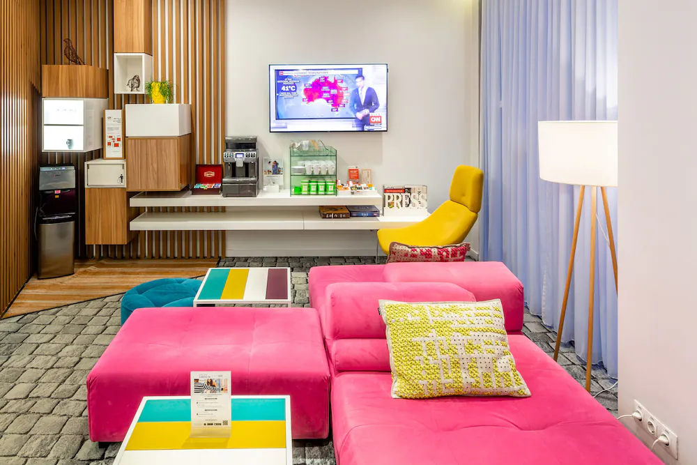 Lobby sitting area