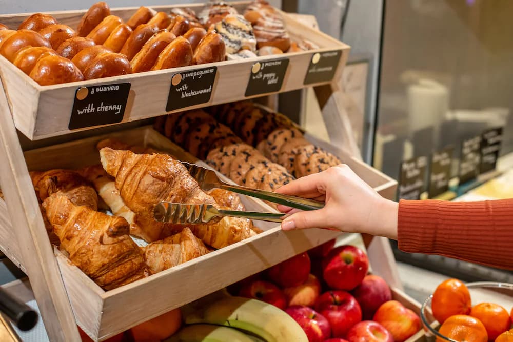 Breakfast buffet