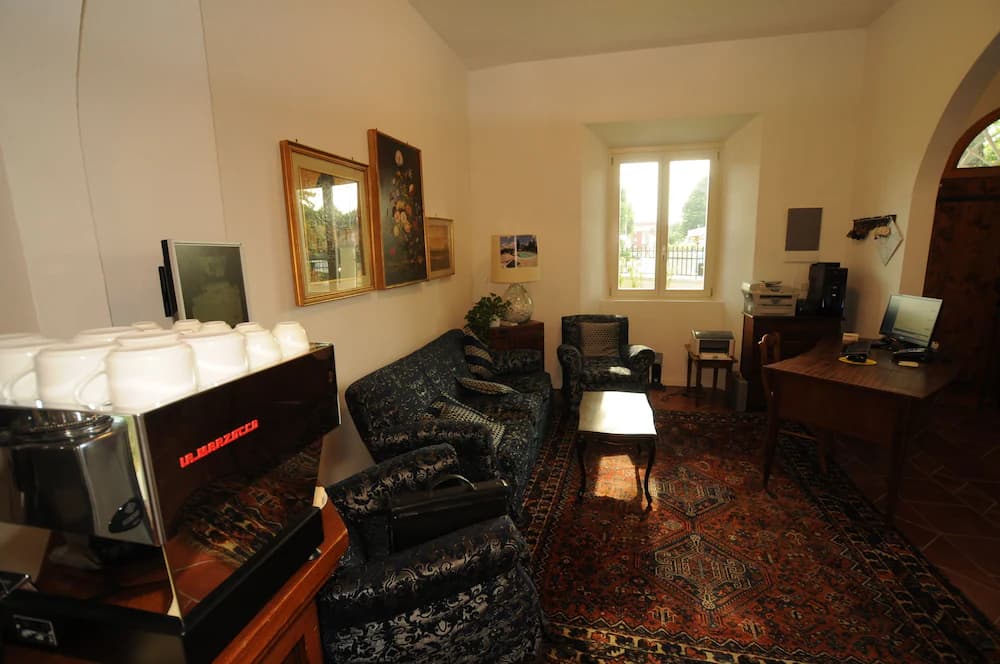 Lobby sitting area
