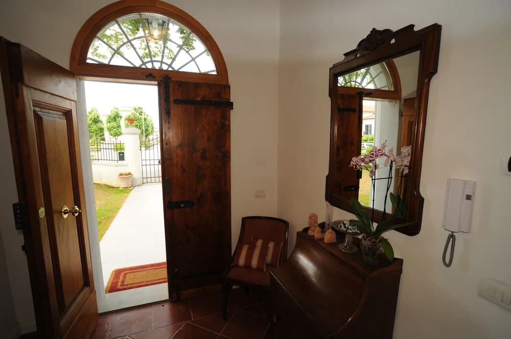Interior entrance