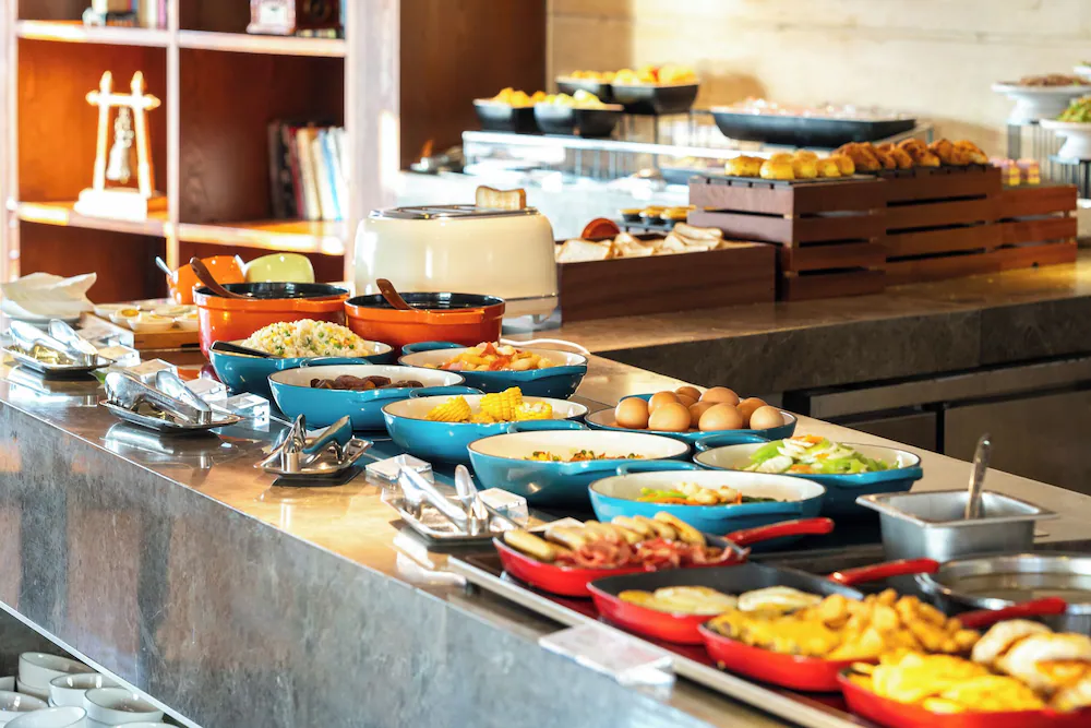 Breakfast buffet