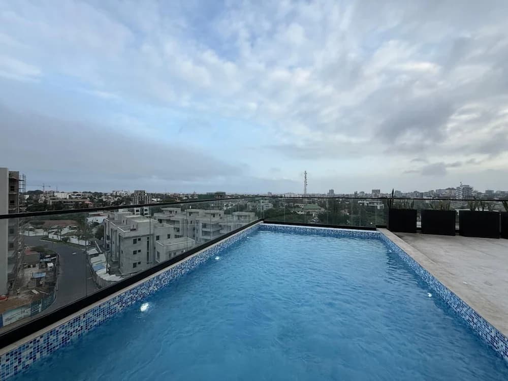 Rooftop pool