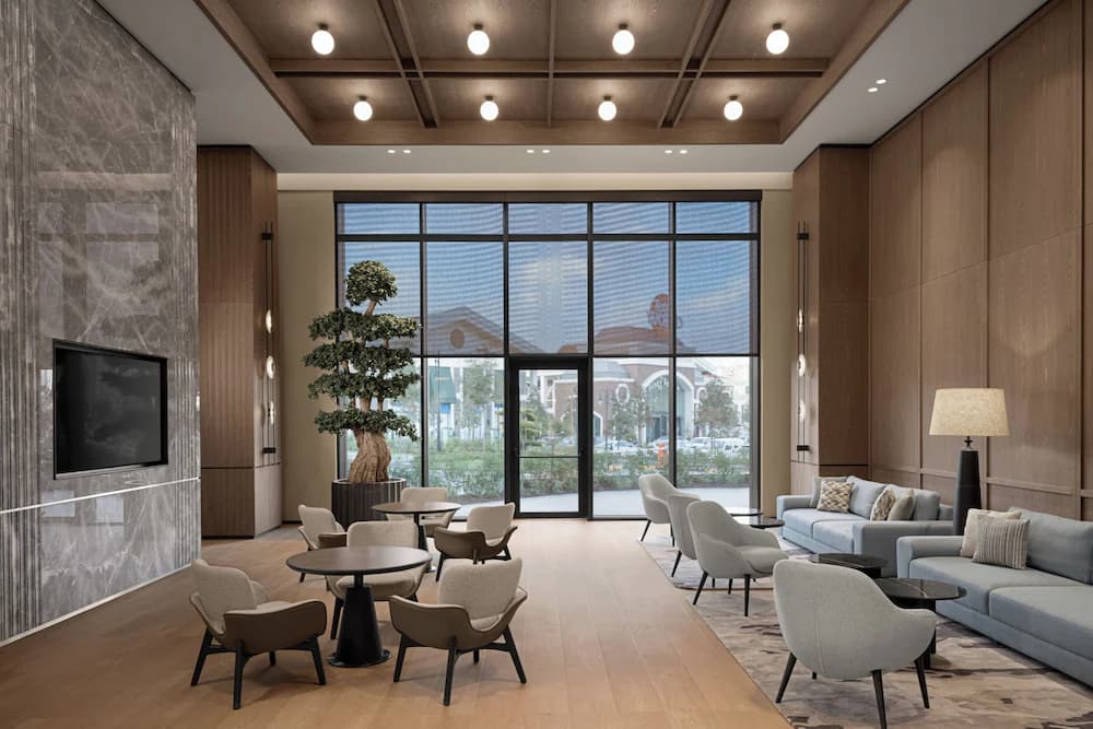 Lobby sitting area