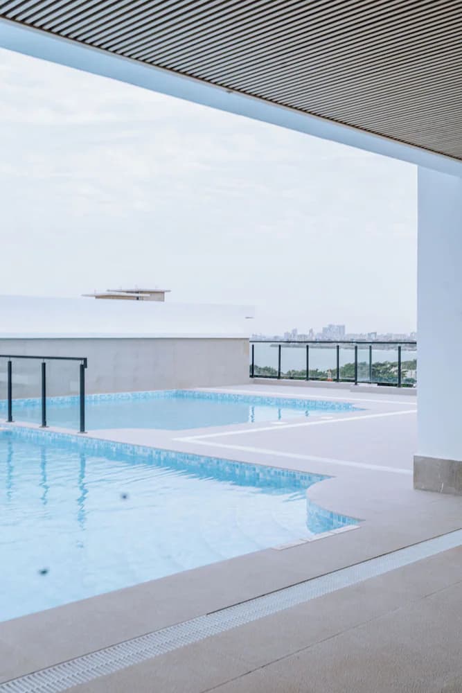 Rooftop pool