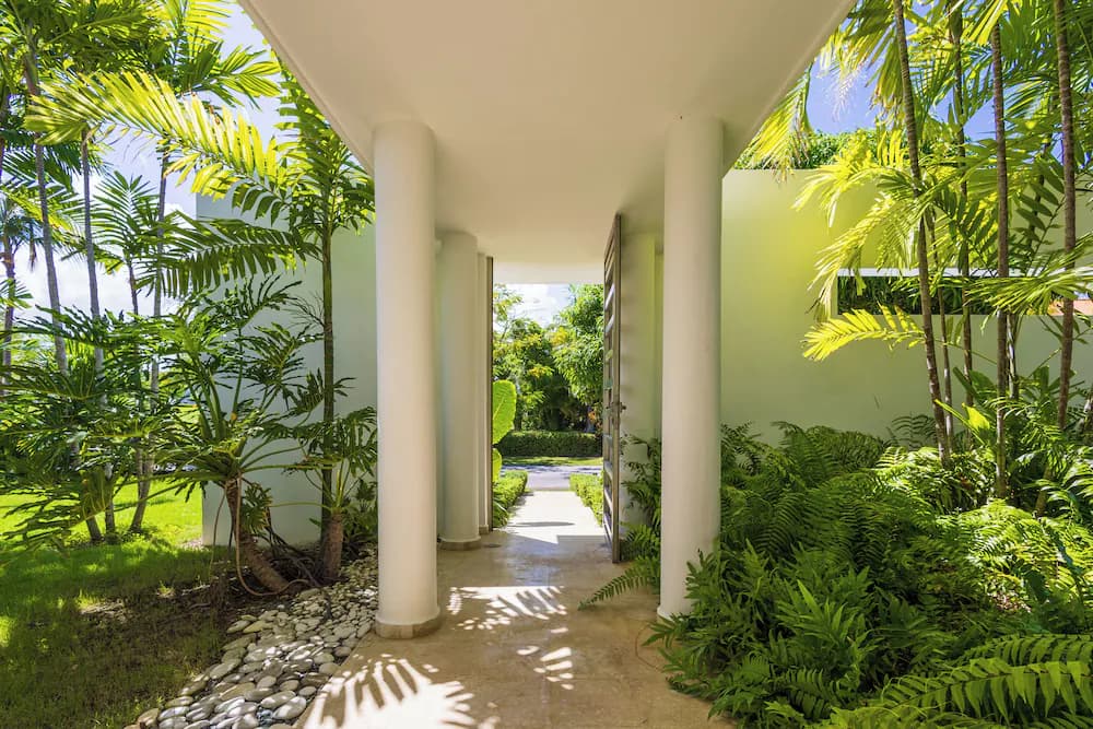 Interior entrance