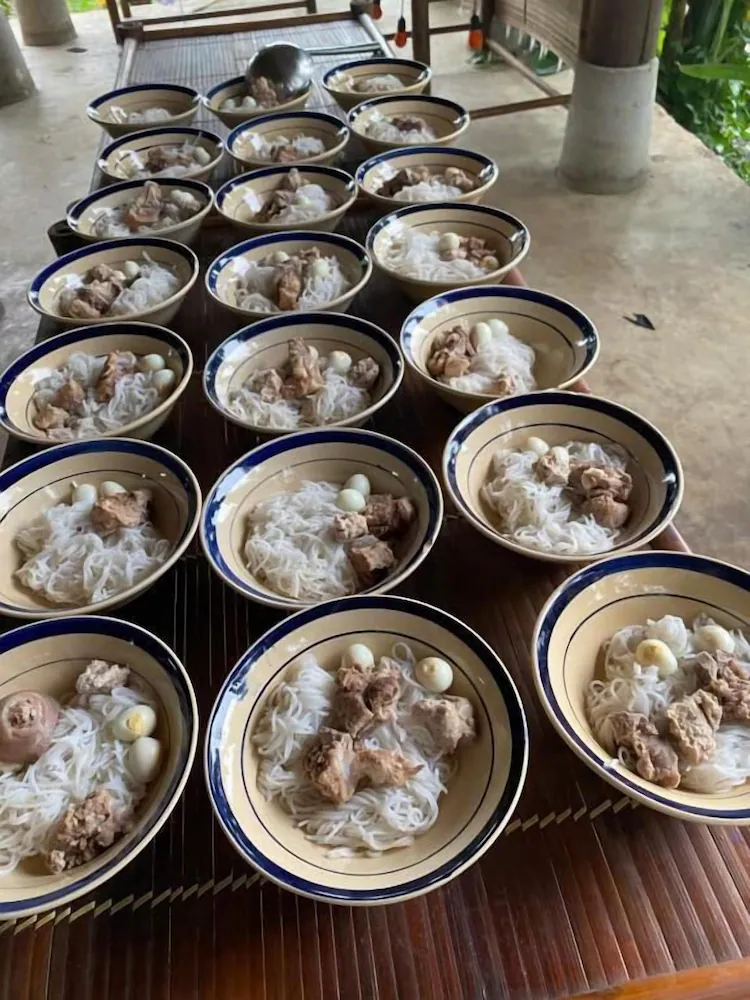 Breakfast buffet