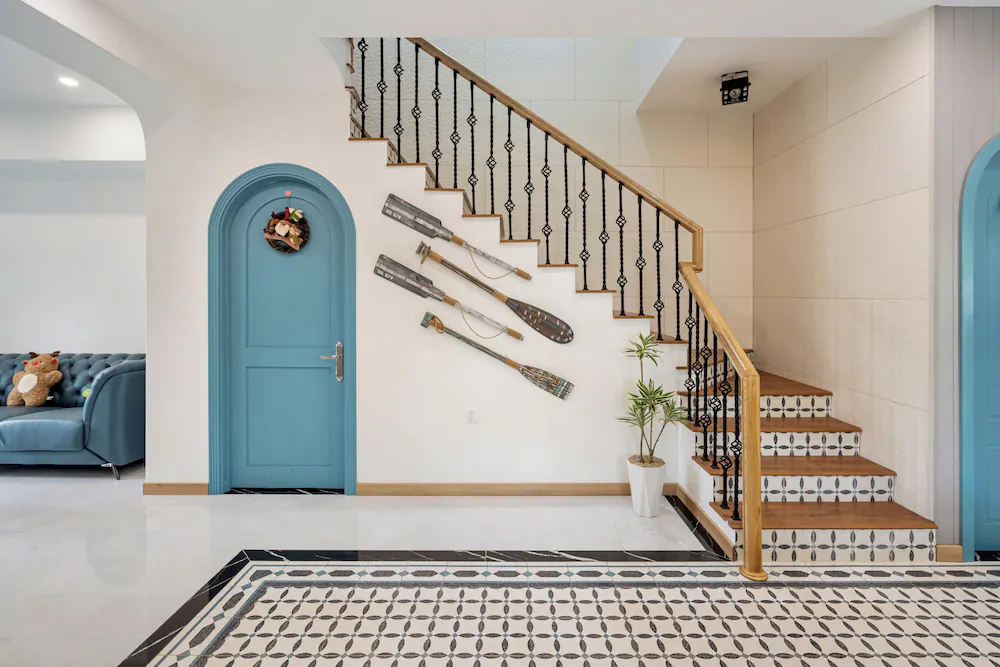 Interior entrance