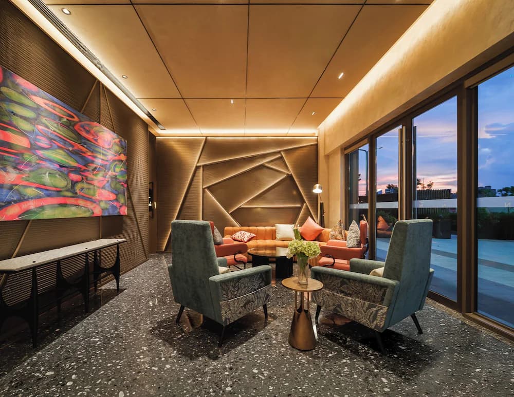 Lobby sitting area