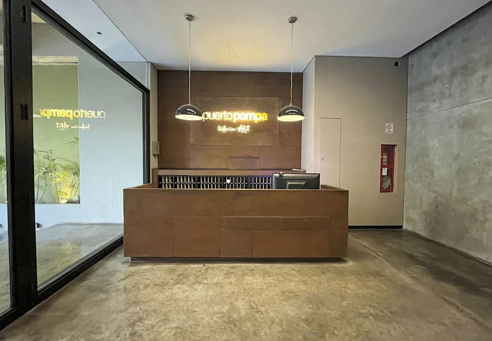 Interior entrance
