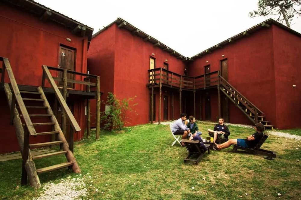 Outdoor banquet area