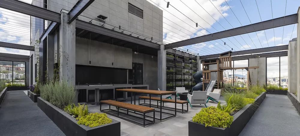 Rooftop terrace