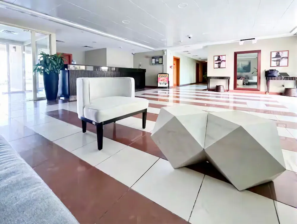 Lobby sitting area