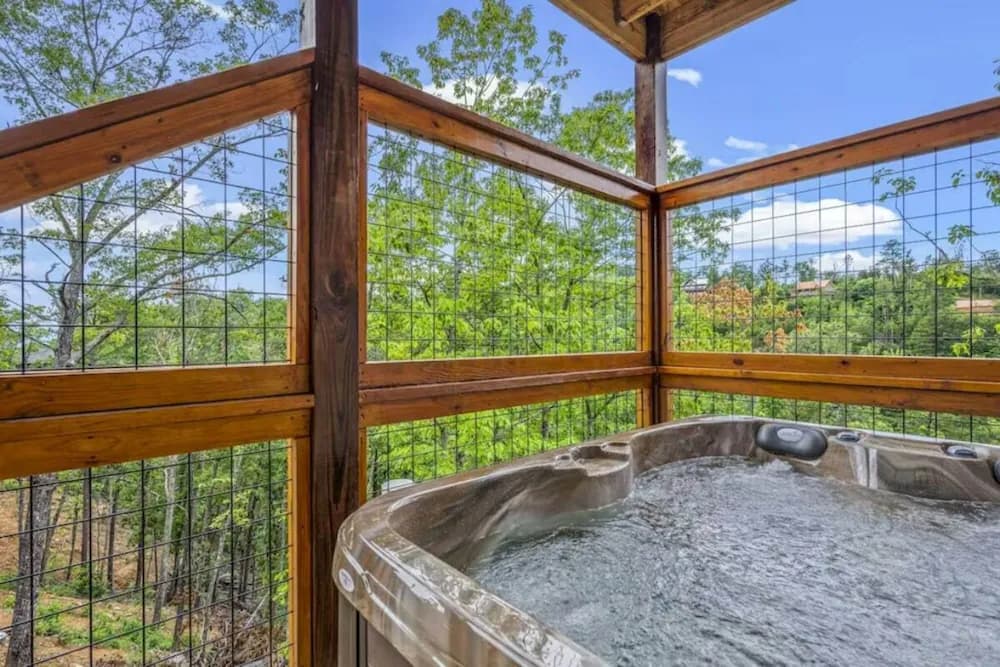 Private spa tub