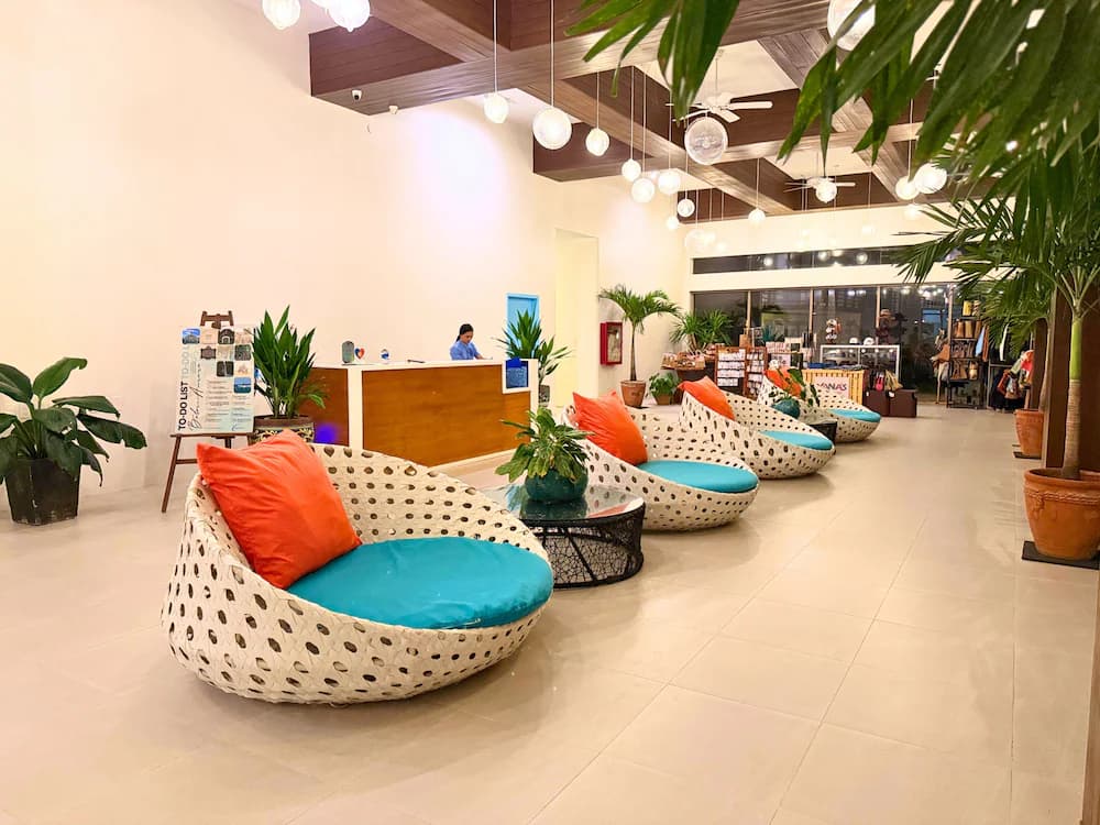 Lobby sitting area