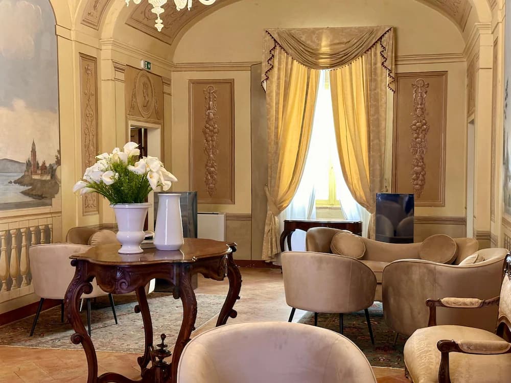 Lobby sitting area
