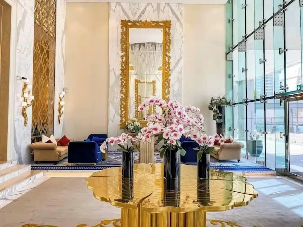 Lobby sitting area