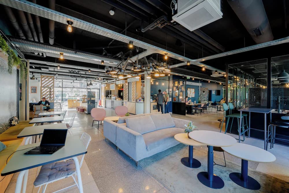 Lobby sitting area
