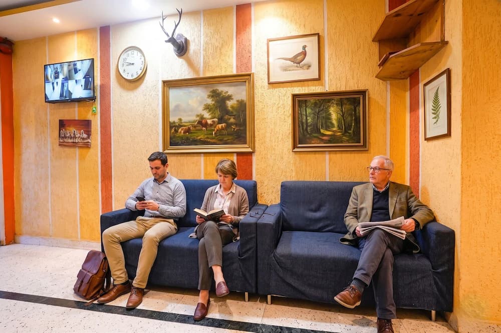 Lobby sitting area