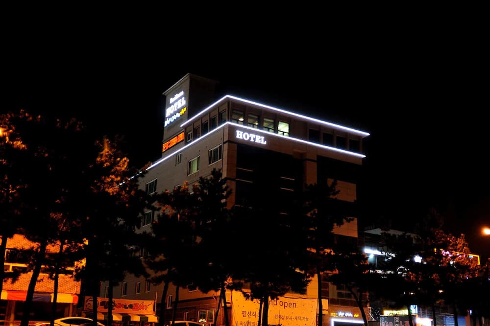 Front of property - evening/night