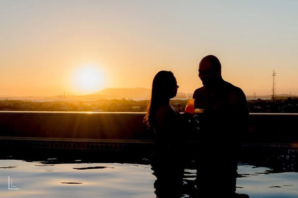 Rooftop pool