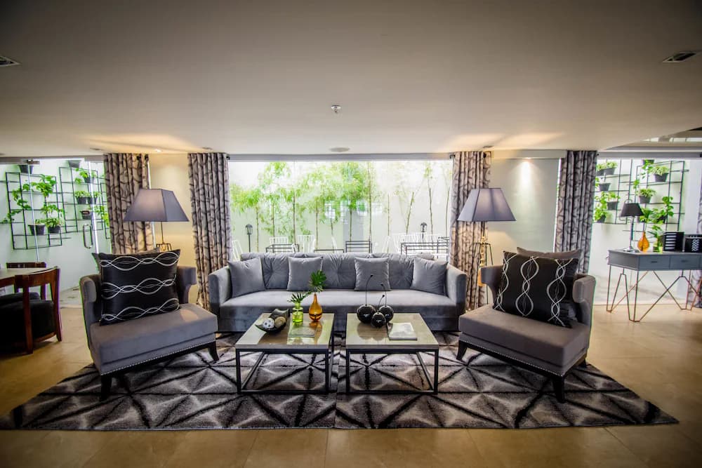 Lobby sitting area