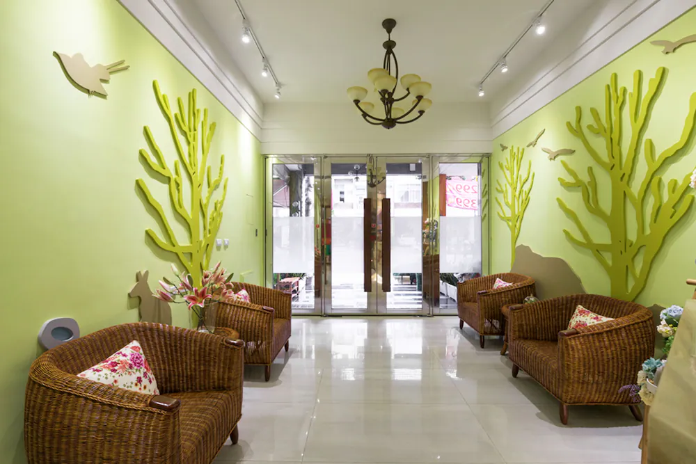 Lobby sitting area