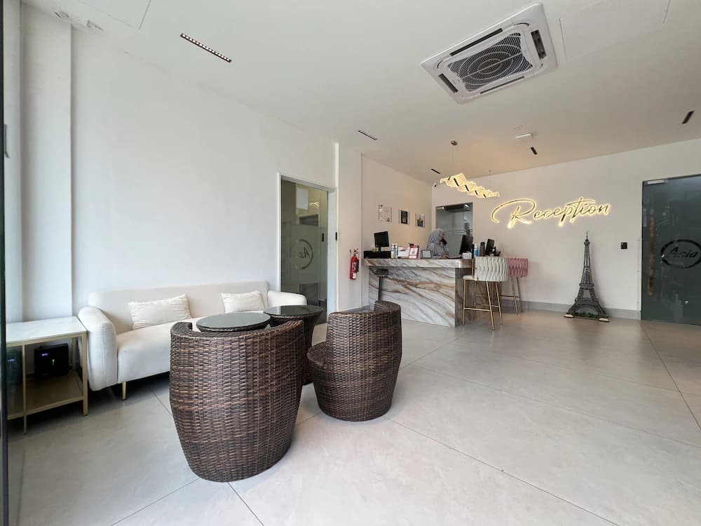 Lobby sitting area