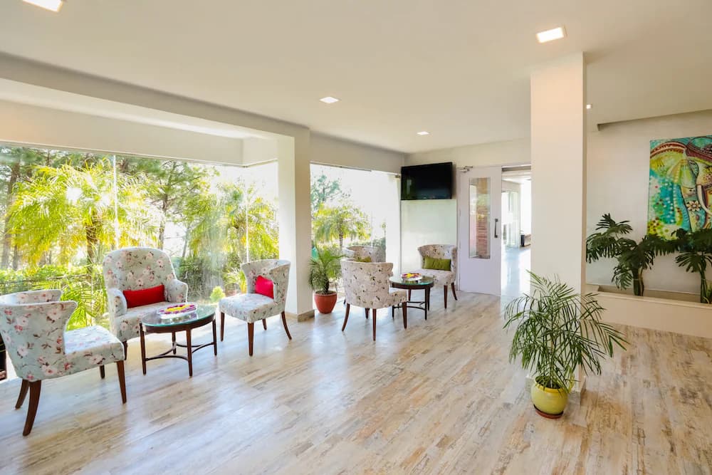Lobby sitting area