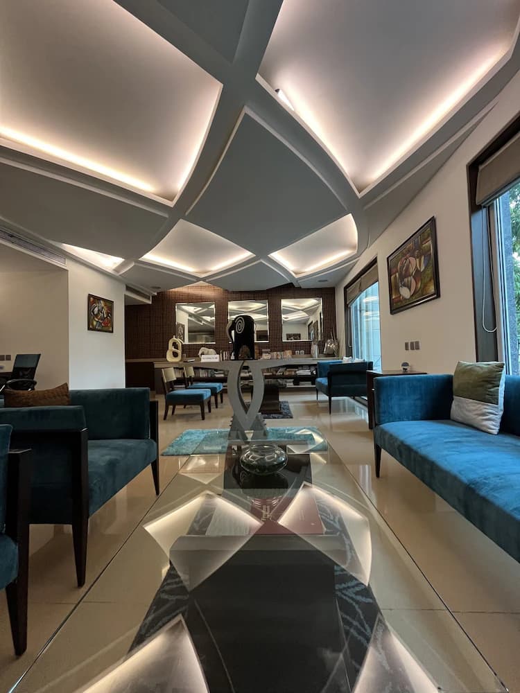 Lobby sitting area
