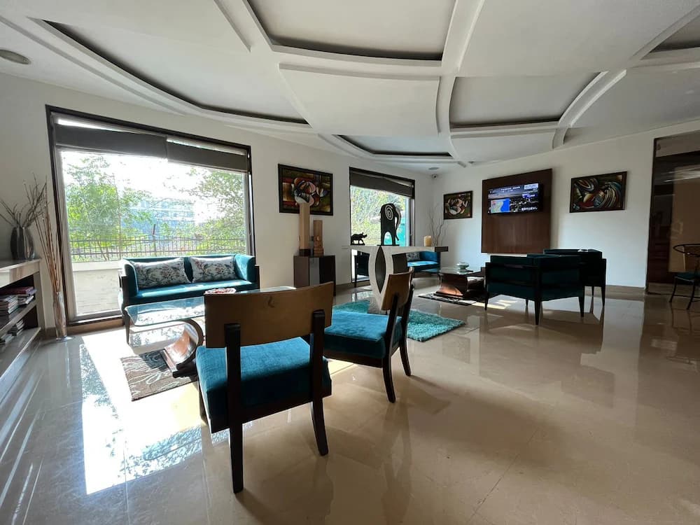 Lobby sitting area