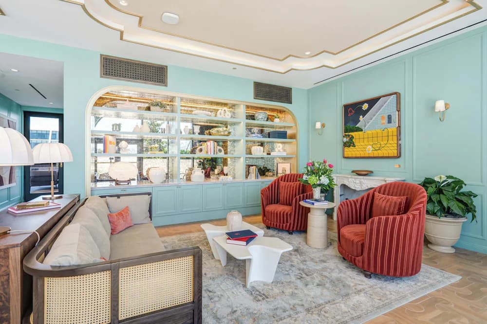Lobby sitting area