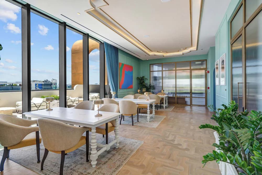 Lobby sitting area