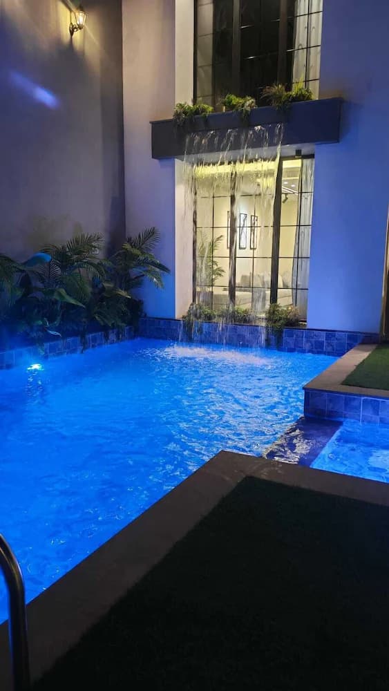 Front of property - evening/night