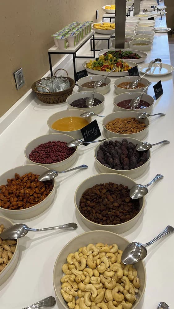 Breakfast buffet