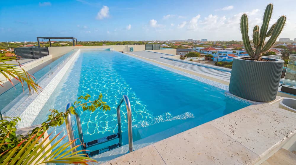 Rooftop pool