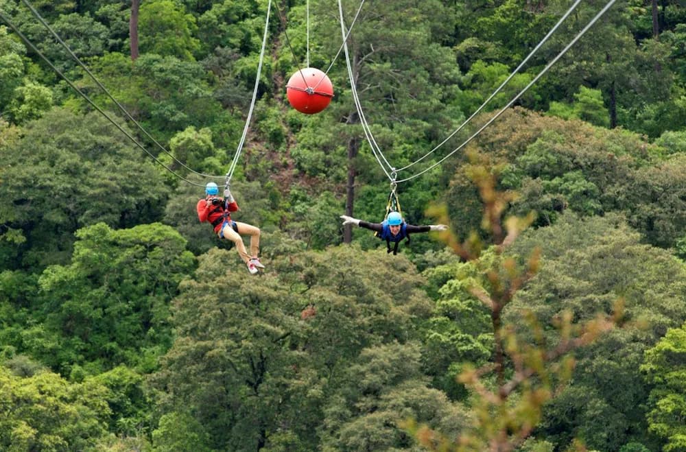 Ziplining