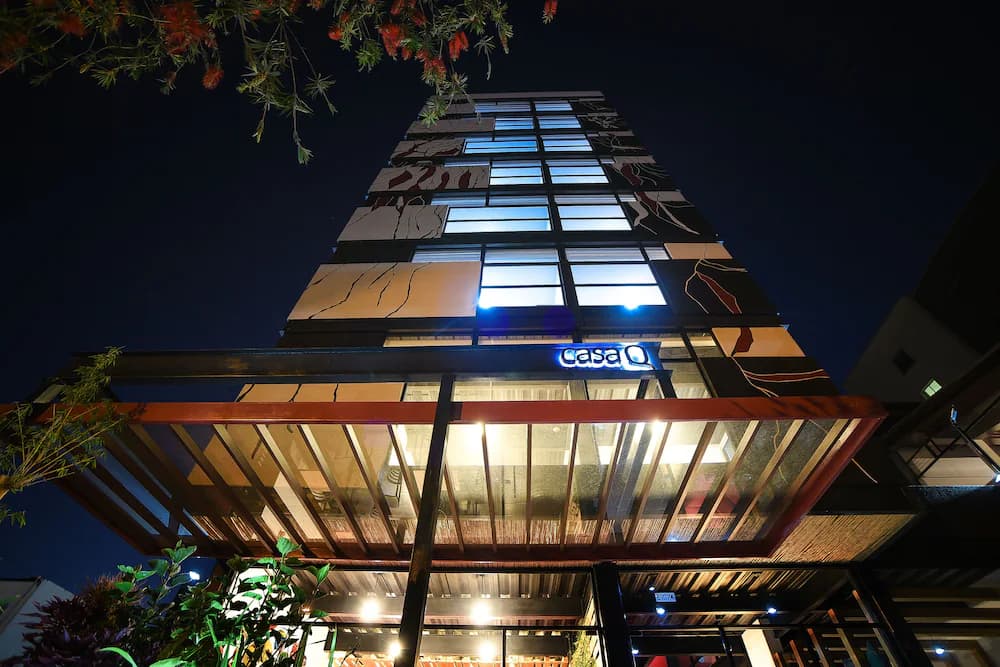 Front of property - evening/night