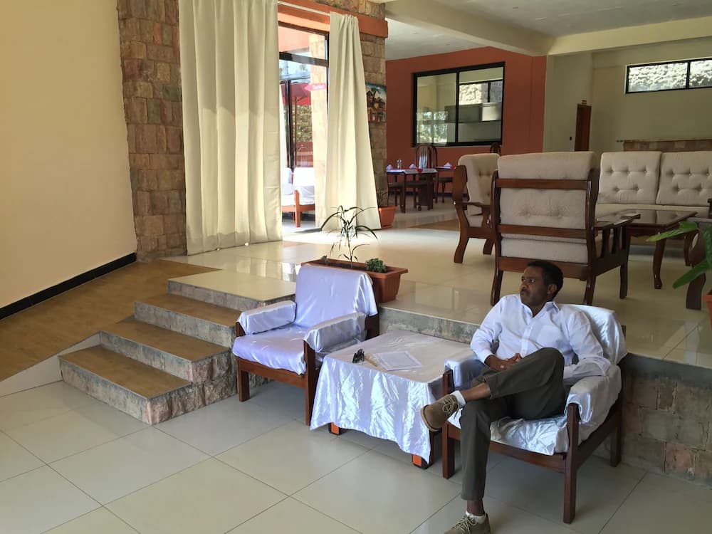 Lobby sitting area