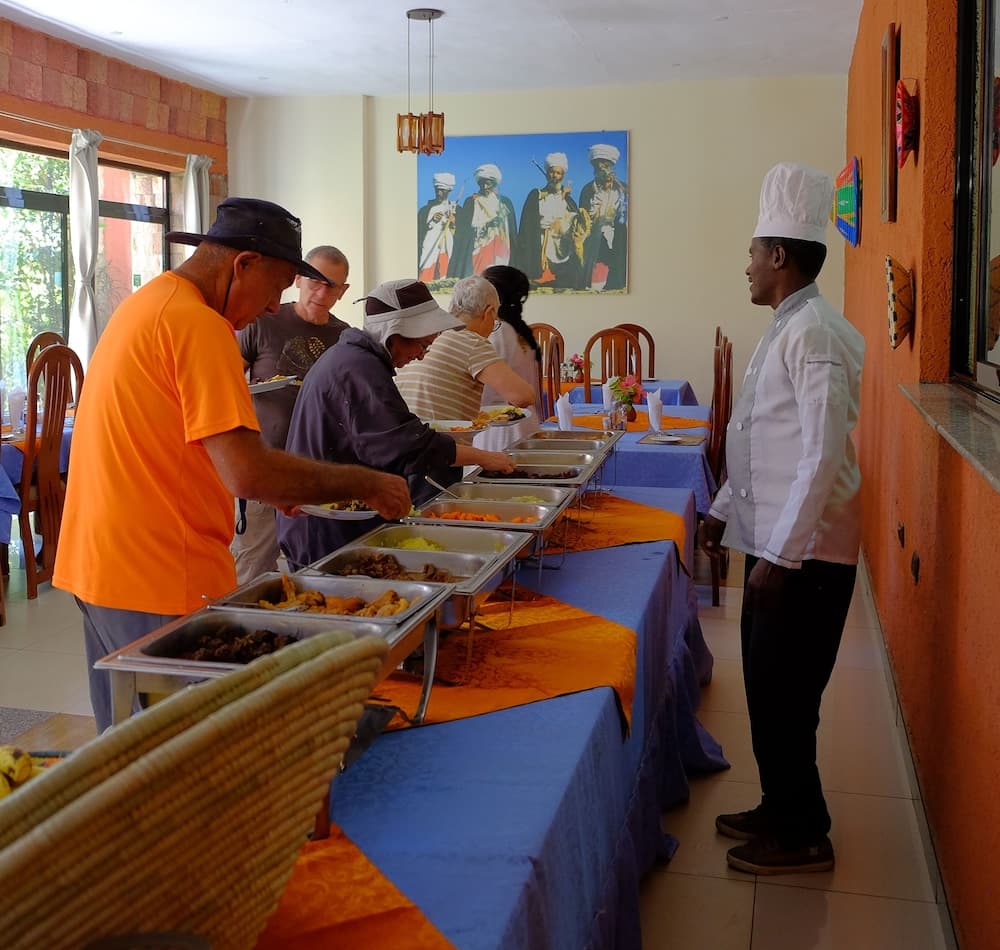 Breakfast buffet