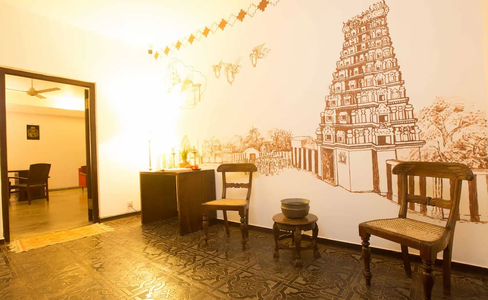 Interior entrance