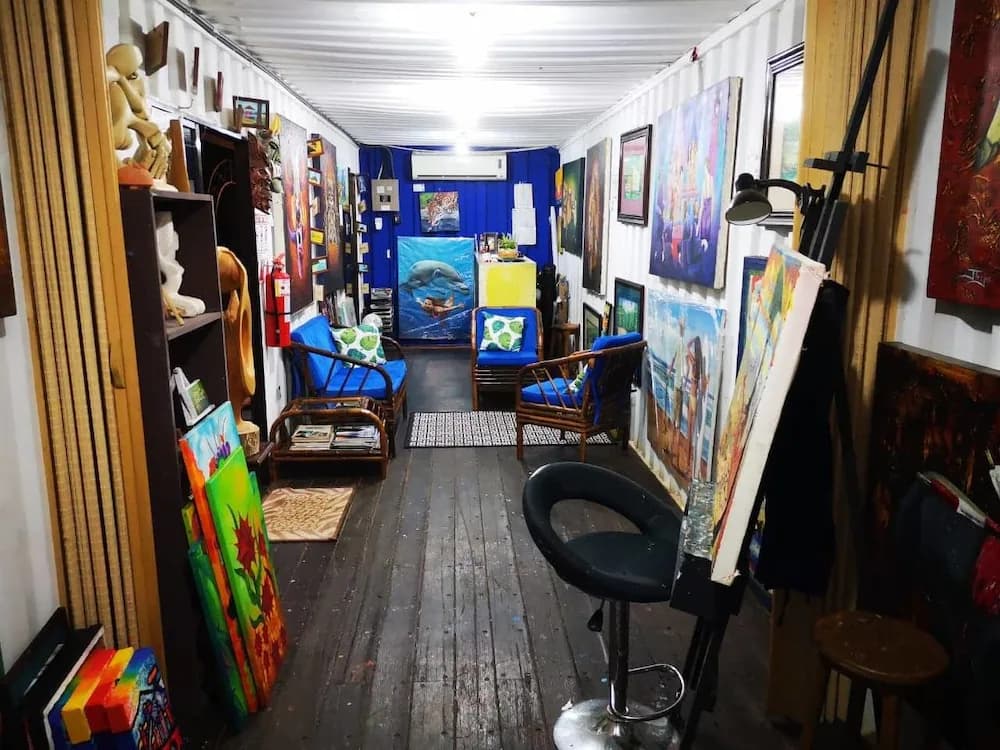 Interior entrance