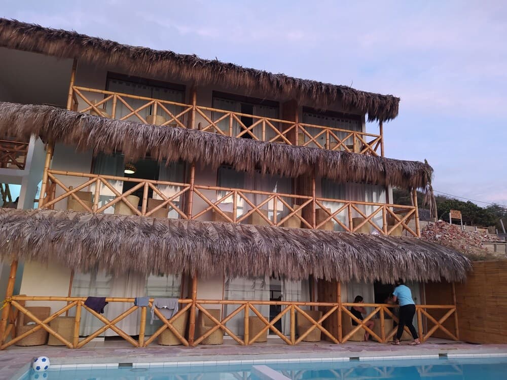 Poolside bar