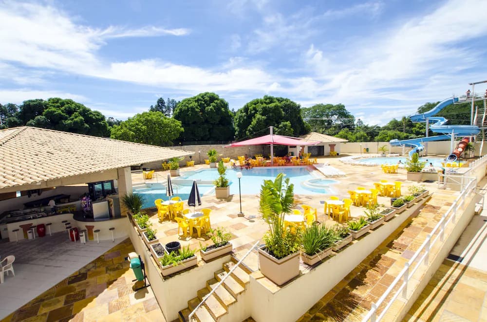 Poolside bar