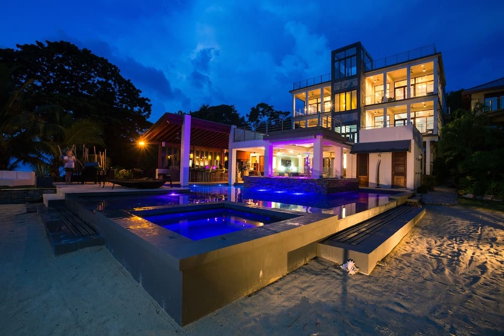 Front of property - evening/night