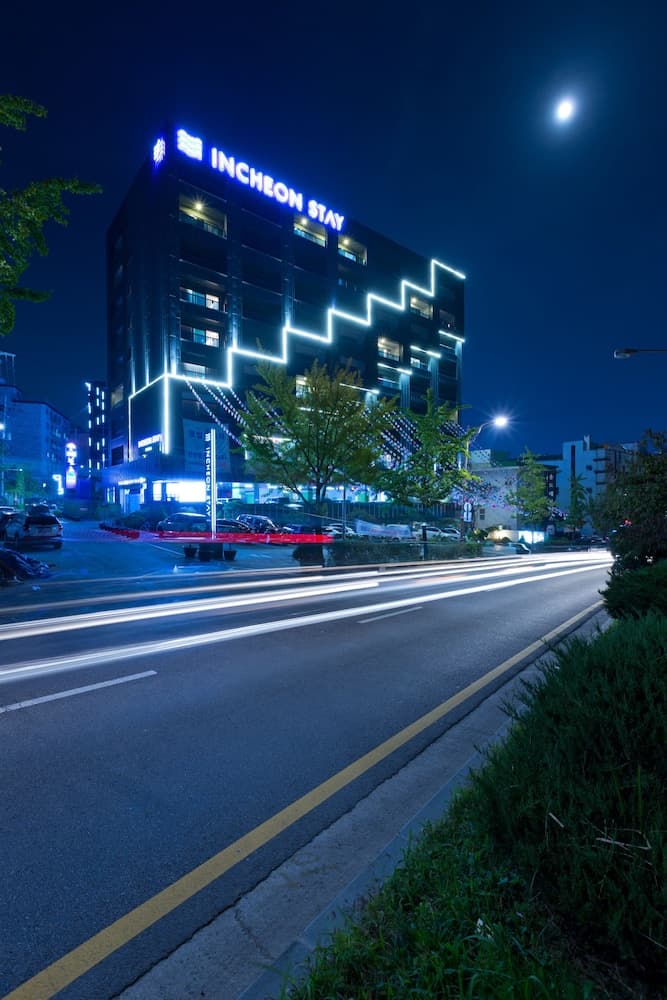 Front of property - evening/night