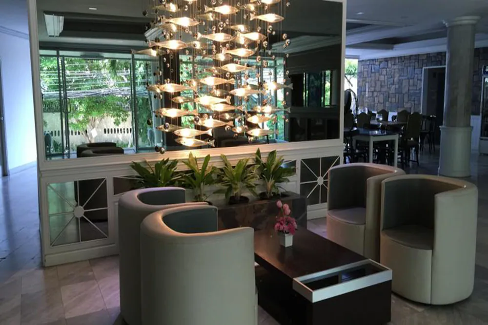 Lobby sitting area