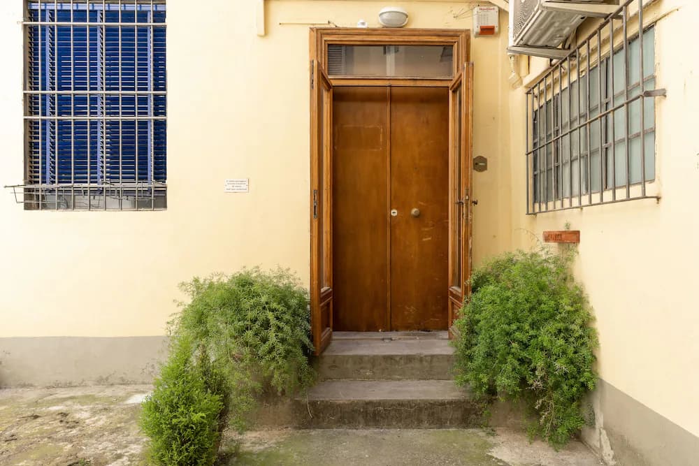 Interior entrance